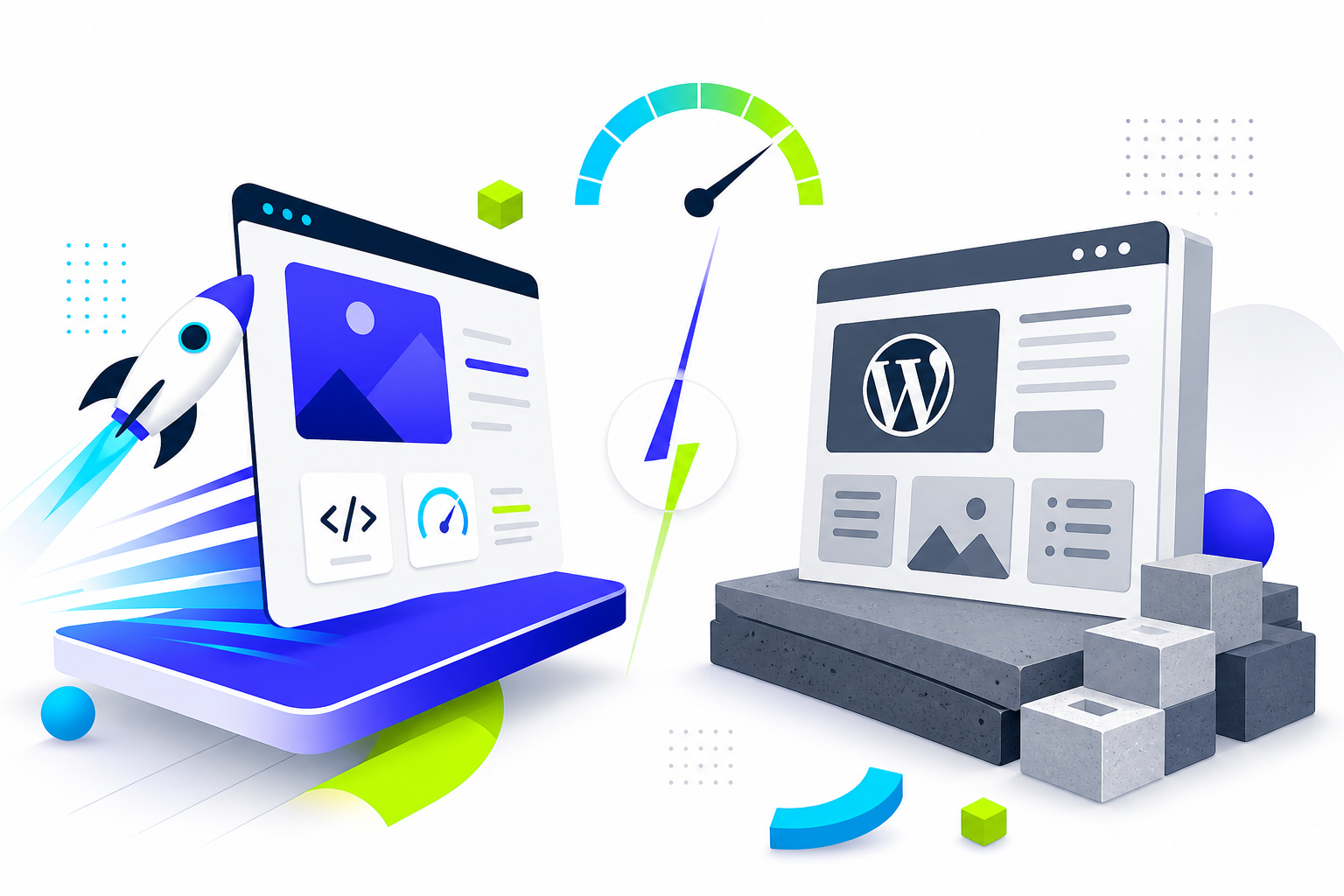 Next.js vs WordPress: что выбрать бизнесу